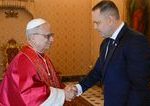 Papez Lev XIV prijal polskho prezidenta Karola Nawrockeho