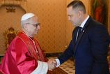 Papez Lev XIV prijal polskho prezidenta Karola Nawrockeho