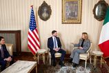 Talianska premierka Giorgia Meloniova v Milane privitala J D Vance a ministra zahranicnych veci USA Marca Rubia