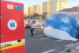 Drama na kosickom nebi Po zrazke dvoch balonov musel jeden nudzovo pristait pri nakupnom centre