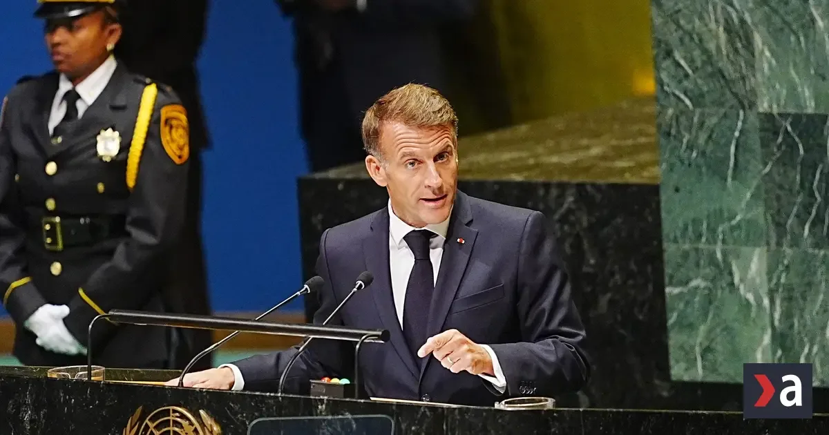 Macron v OSN: výzva na mier, pomoc Gaze a pravidlá pre umelú inteligenciu