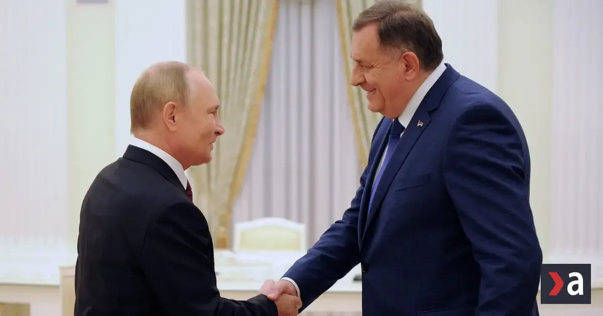 Putin vyjadril podporu Dodikovi a jeho spojencom pred bosnianskymi voľbami