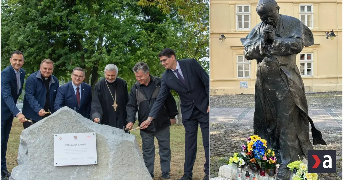 V Prešove pribudne socha pápeža Františka popri soche Jána Pavla II