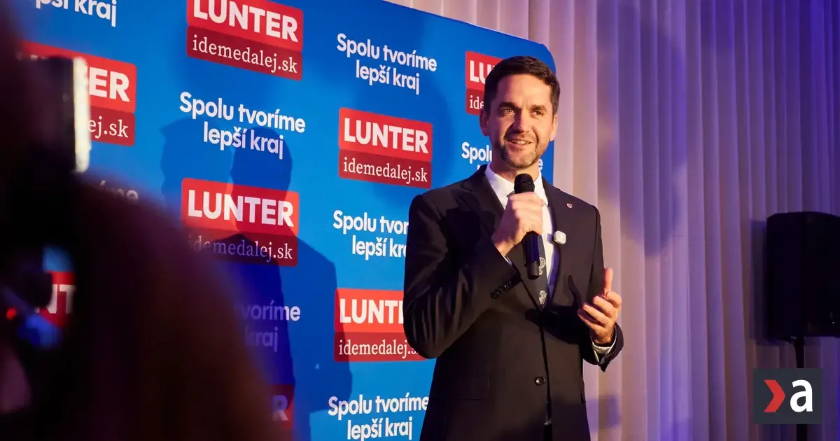 Lunter ohlásil víťazstvo v kraji a poďakoval za jednoznačnú podporu