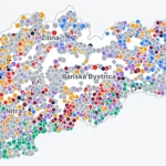 Výsledky komunálnych volieb 2026 na prehľadnej mape